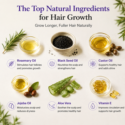Rosemary & Rice Water Hair Spray 100% Natural Extract Silky Smooth Hair