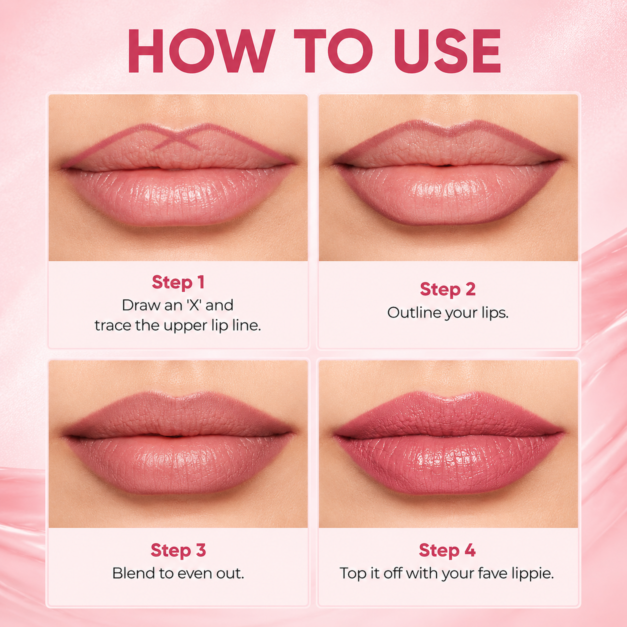 Smooth Lip Liner Creamy, Blendable Color with Smooth Application