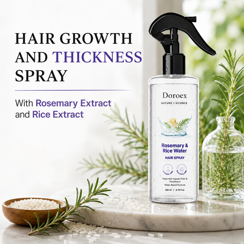 Rosemary & Rice Water Hair Spray 100% Natural Extract Silky Smooth Hair